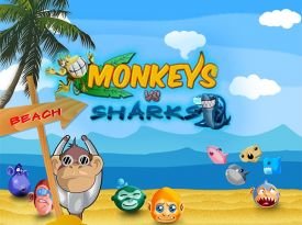 Monkeys Vs Sharks HD